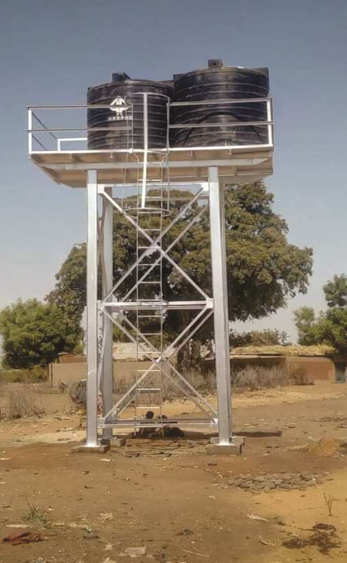 Elevated Water Tank & Distribution System